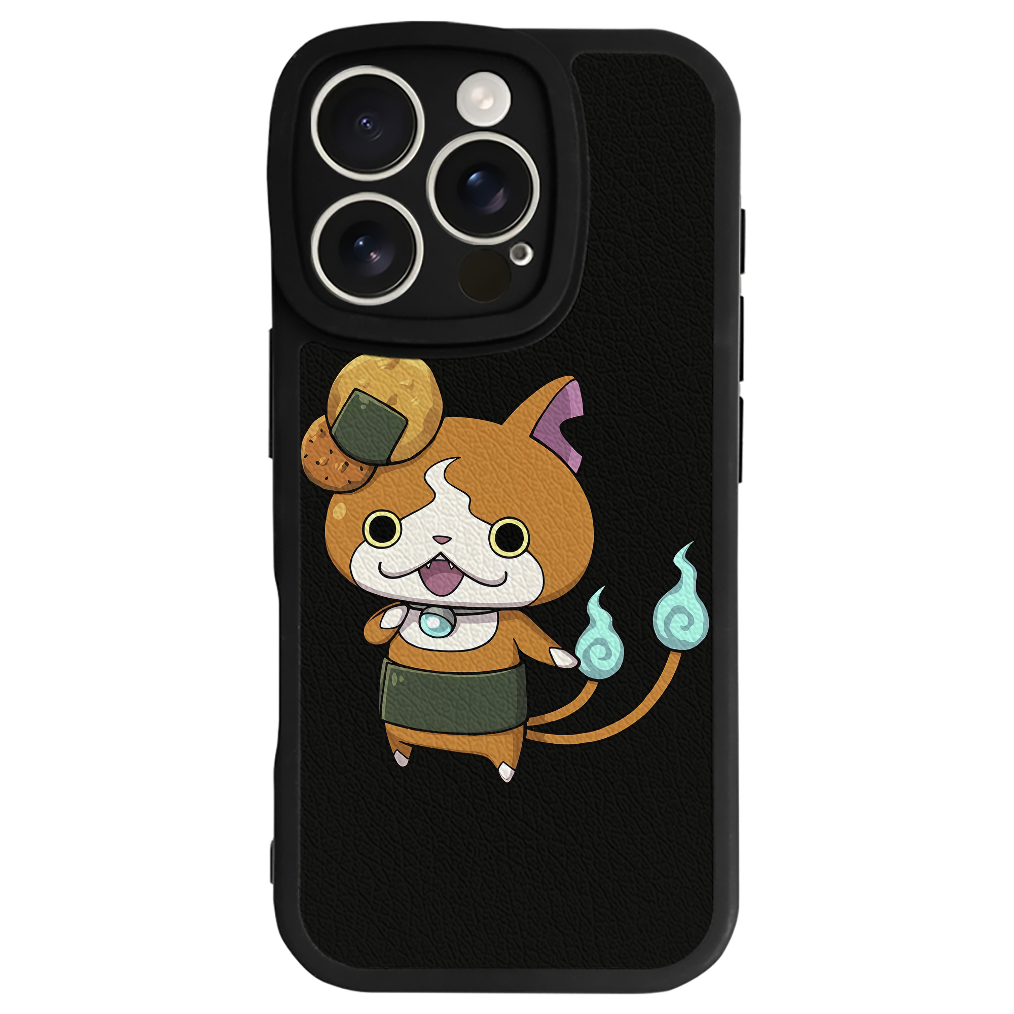 （画像用） 妖怪ウォッチ Yo-kai Watch 【iPhone 16シリーズ対応】シリコンスマホケース（レザー調） 材質：シリコン